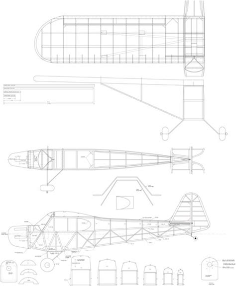 Piper Cub J3 Plans Aerofred Download Free Model Airplane Plans