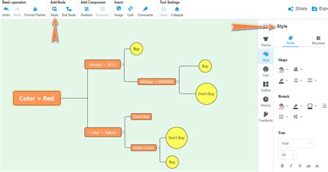 How To Draw A Visio Decision Tree Step By Step Tutorial