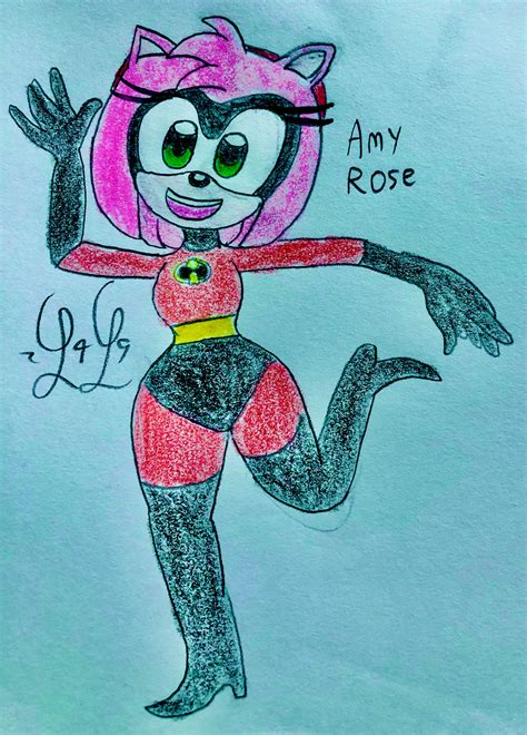 Amy Rose As An Incredible For Xxroyalprincexx By Lugialover249 On