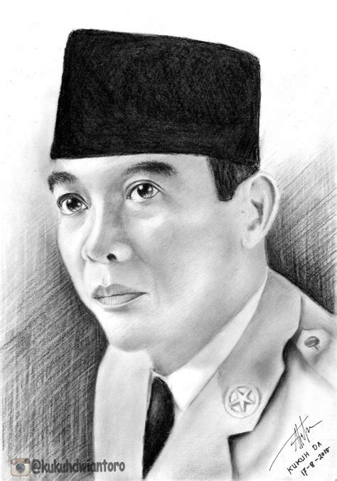 Sketsa Mewarnai Gambar Pahlawan Nasional Indonesia Images