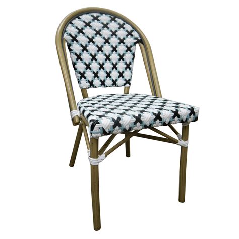 Tables and chairs on outdoor patio. Outdoor Cafe Chair French Parisian Bistro Seating Paris ...