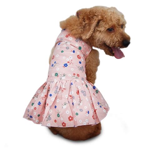 Summer Dog Dress Pet Dog Clothes For Small Dog Spring Wedding Dress