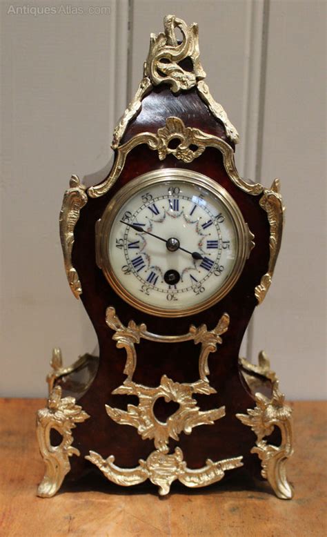 Antiques Atlas French Tortoiseshell And Ormolu Mantel Clock