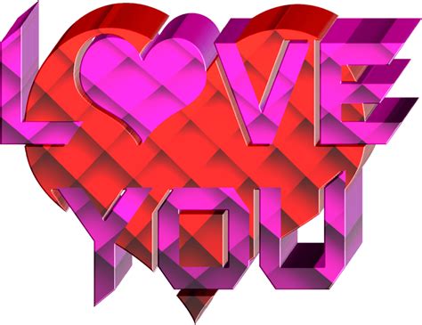I Love You Lettering With Heart Clipart Free Download Transparent Png