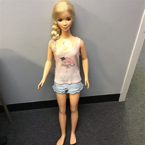 my life size barbie doll xlarge 95cm 38 1992 retro vintage collectible blonde ebay