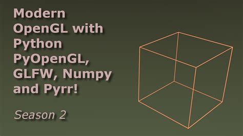 Python Opengl And Pyopengl S02e02 Draw Multiple Cubes Youtube