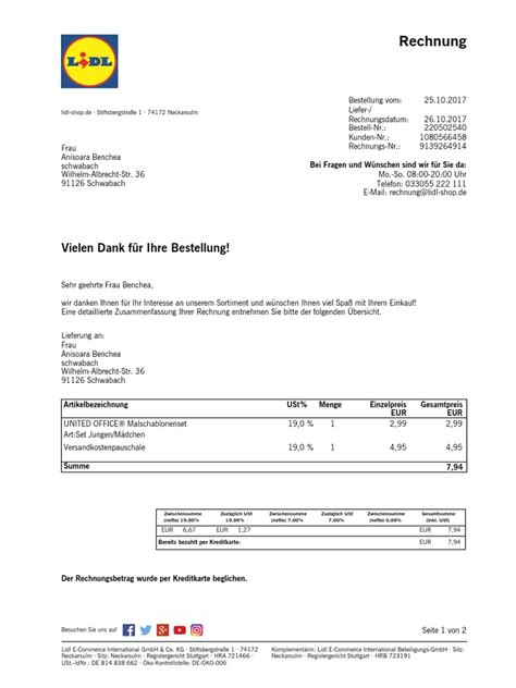 Schnell und einfach in nur wenigen minuten erledigt. Rechnung.pdf