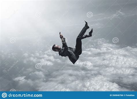 Falling Business Man 3d Illustrations Stock Illustration Illustration