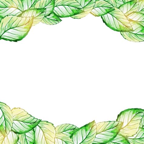 Leaves Frame Vector Premium Download