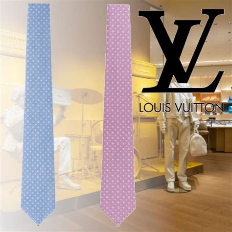Louis Vuitton Monogram Silk Logo Ties M77619 M77618 In 2022 Louis