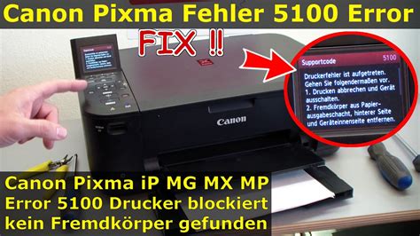 Bei vielen canon druckern wird der fehler 5200 angezeigt. Canon Pixma Fehler 5100 Error beheben - FIX - Indexband reinigen - YouTube