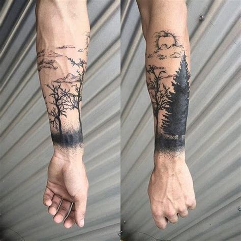 Manly Forearm Tree Tattoo Design Ideas Nature Tattoo Sleeve Tree