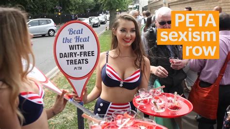 Peta Has Been Accused Of Sexist Marketing Stunt At Wimbledon Youtube