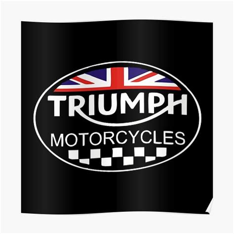 Triumph Motorcycle Posters Redbubble