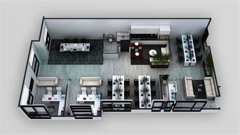 3d Floor Plan Design Interactive 3d Floor Plan Yantram Studio Office