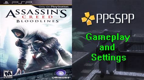 Assassin S Creed Bloodlines Gameplay And Settings PPSSPP YouTube