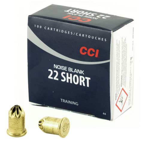 cci ammunition 22 short blanks 100 rounds box abide armory