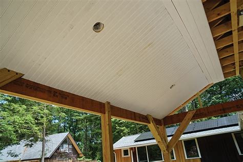 However, if for some reason the joists of your porch roof are exposed, don't fret; Install A Beadboard Porch Ceiling - Extreme How To
