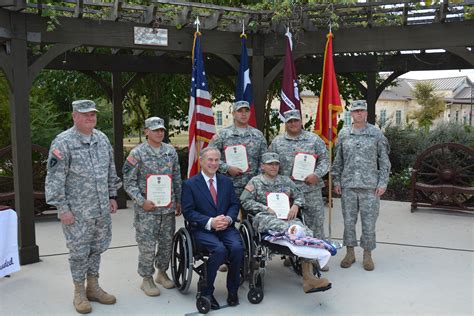 Texas National Guard Soldiers Receive State Federal Purple Hearts