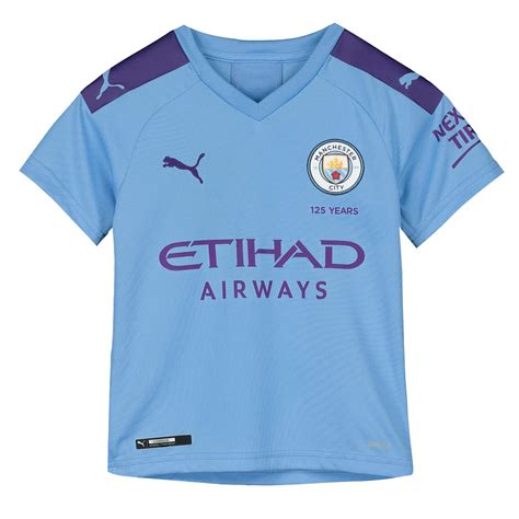 Puma Official Kids Manchester City Fc Home Football Shirt Jersey Top