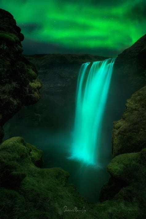 Monsters Of The Night Skógafoss Iceland Iceland Photography