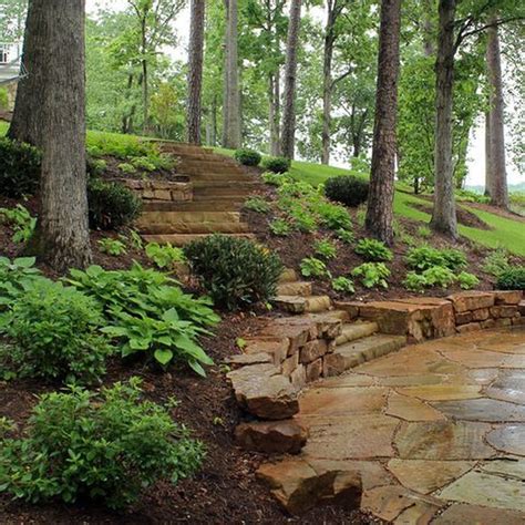 Popular Terraced Landscaping Slope Yard Design Ideas Magzhouse