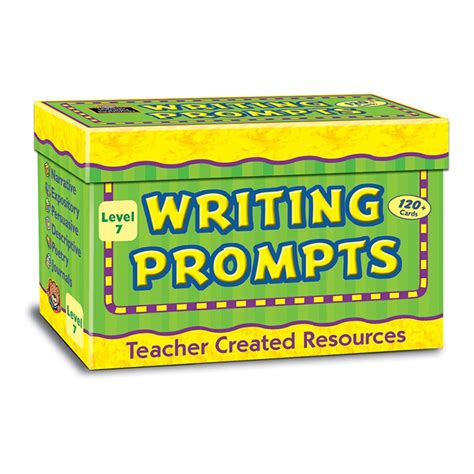 Writing Prompt Card Grade 7 Pack Of 120 Tcr9007 Teacher Created