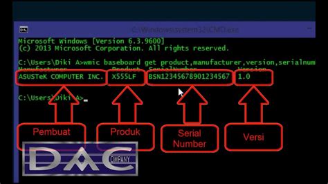 30+ Ide Keren Serial Number Laptop Cmd Dan Stiker Beda