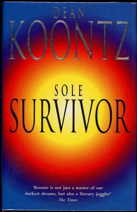 Sole Survivor Dean R Koontz First Edition