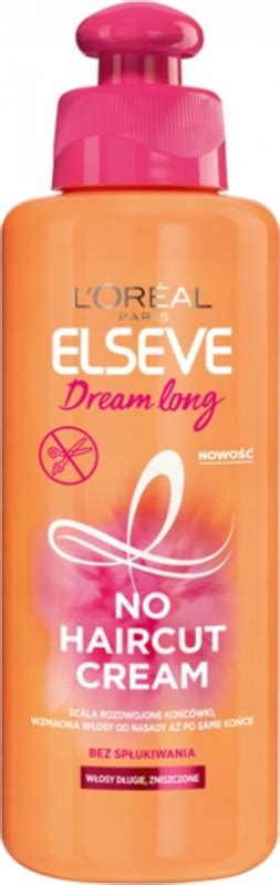 Its conditioning formula is enriched with a cocktail of keratin, vitamins and castor oil. L'Oréal - ELSEVE Dream Long - NO HAIRCUT CREAM ...