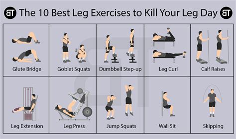 The 10 Best Leg Exercises To Kill Your Leg Day Born Tough