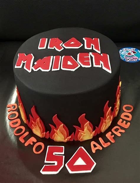 Iron Maiden Birthday Decorated Cake By Nandn Cakes Cakesdecor