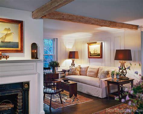 Traditional New England Home Magazine Living Rooms