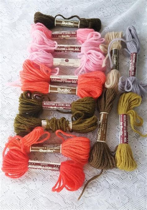 Bucilla Wool Yarn Needlepoint Yarn Crewel Wool Virgin Wool Etsy