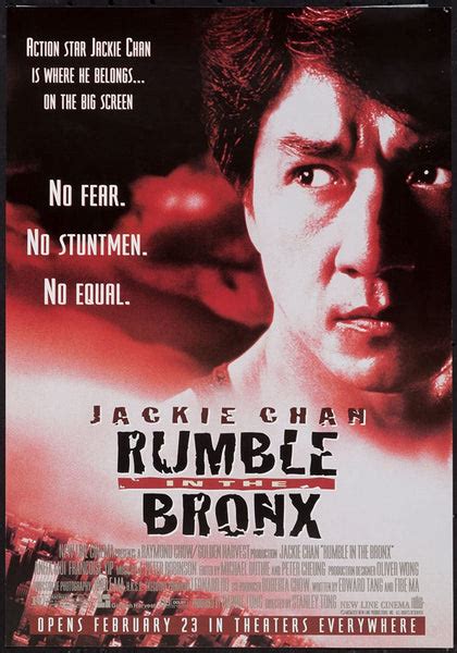 Rumble In The Bronx 13x19 Original Promo Movie Poster Mint 1995