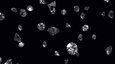 Falling Shining Diamonds Stock Motion Graphics Motion Array