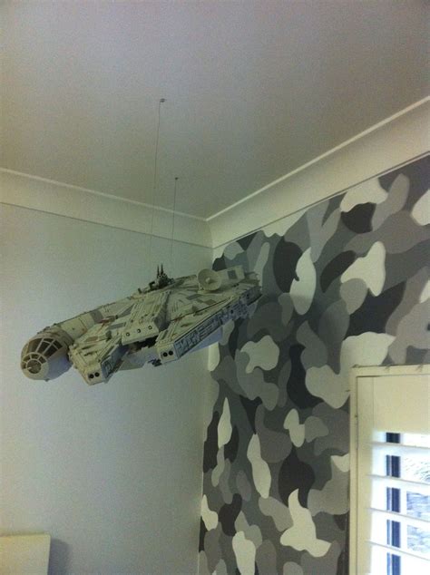 Blue camouflage bedroom ideas sale, and it was meticulously built by one of goodwin. A camouflage wall I painted in my son's room... | Boys ...
