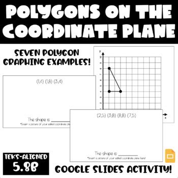 Polygons On The Coordinate Plane Quadrant Graphing Ordered Pairs