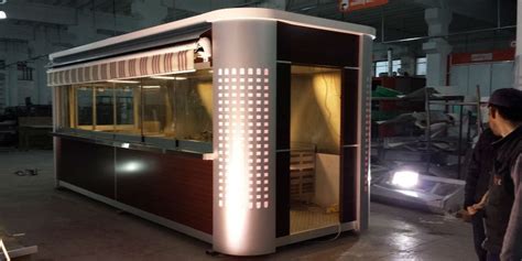 5*2.2 meter outdoor food booth stall churros kiosk for sale