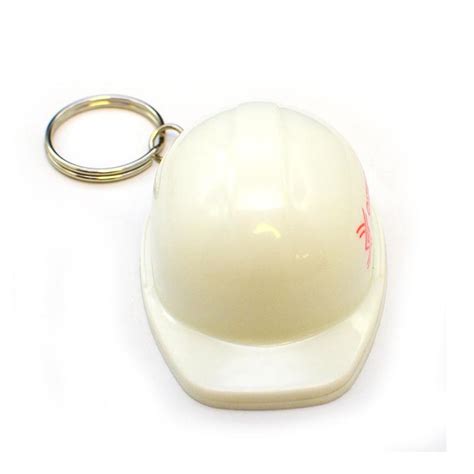 Wholesale Keychain Safety Helmet Custom Plastic Opener Key Chain Pvc