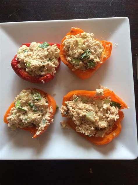 Stuffed Peppers With Salmon For Just275kcal R1200isplenty