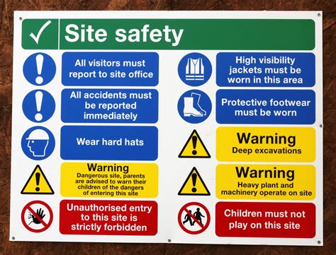 Custom Branded And Bespoke Construction Building Site Safety Signs