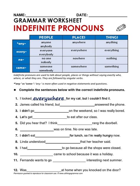 Pronouns Activity For 5th Grade Personal Pronouns Interactive