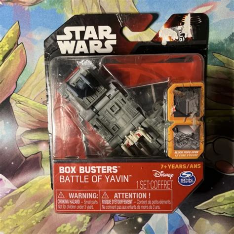 Spin Master Disney Star Wars Box Busters Battle Of Yavin Play Set New Picclick