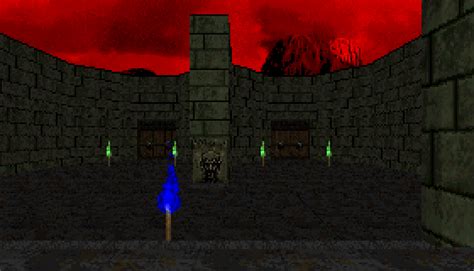 Atari Jaguar Doom Level 20 Unholy Cathedral Start Screen