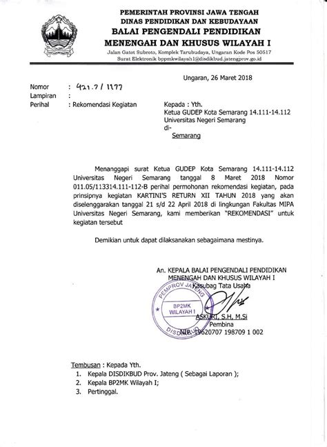 Surat Pengantar Ke Dinas Pendidikan Doc Daily Blog Networks