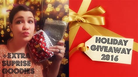 holiday giveaway 2016 closed youtube