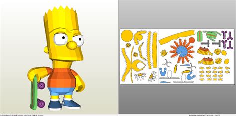 Paper Toys Paper Crafts Screwed Up The Simpsons Mom And Dad Bart