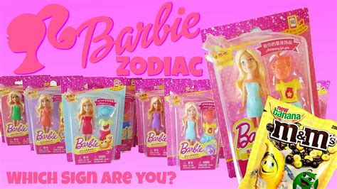 Barbie 12 Zodiac Figures With Outfits And Charms Youtube
