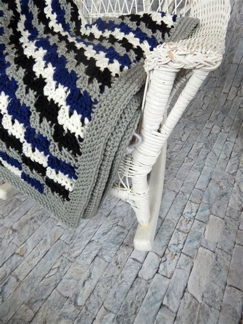 Crochet Pattern For The Camo Afghan Or Blanket